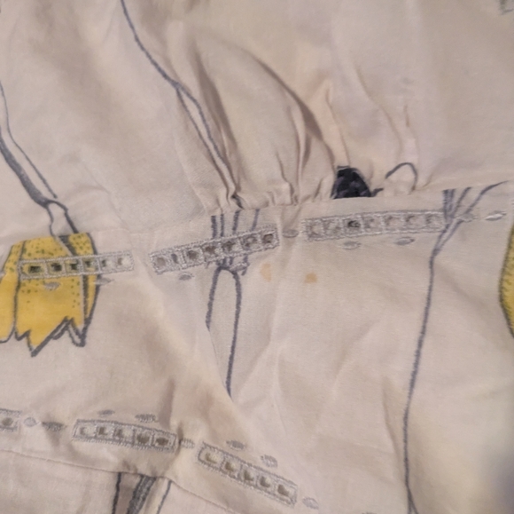 Anthropologie HD In Paris Sleeveless Maxi Dress With Floral Print 100% Cotton - Picture 5 of 7